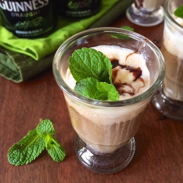 Whip up these mini stout ice cream floats for St. Patty’s Day or any beer-friendly celebration.