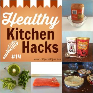 #HealthyKitchenHacks: How to Prevent Peanut Butter From Separating, Test Baking Powder & Baking Soda for Freshness, How To Make Mini Pies with Mason Jar lids, What to Do With Wilted Greens & Herbs, How to Cook Uneven Fish Fillets teaspooonofspice.com
