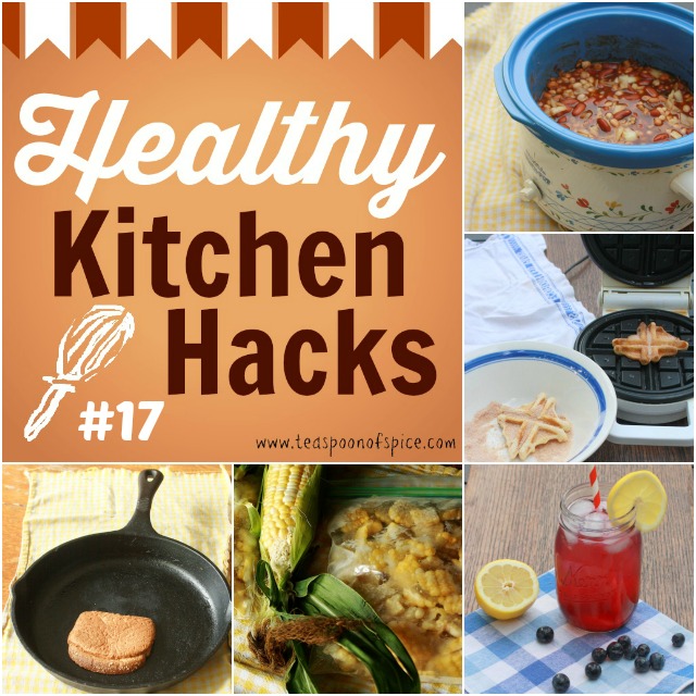 Healthy Kitchen Hacks #17 - No Bake Baked Beans, Low Sugar Homemade Soda, How to Make Baked Donuts without Pan, How to Freeze Corn, Use those Bread heels |Teaspoonofspice.com
