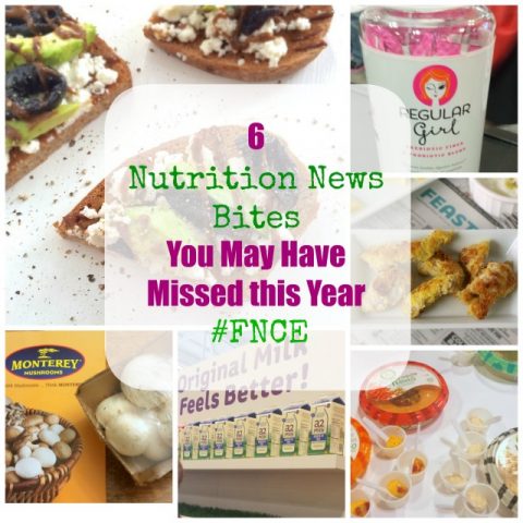 6 Nutrition News Bites You May Have Missed this Year | My Findings at #FNCE