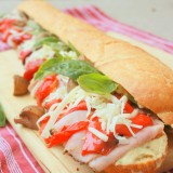 Pizza Sub Sandwich | Healthy Hoagie | Tailgating Menu @tspcurry