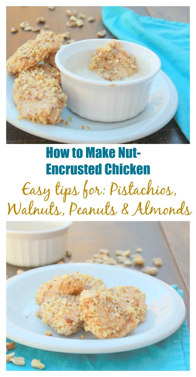 How to Make Nut Coatings for Chicken : Tips for pistachios, almonds, walnuts, peanuts | @tspcurry