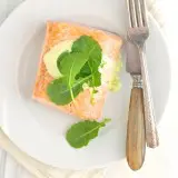 Salmon with Herbed Lemon Hollandaise | Teaspoonofspice.com