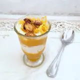 Mini Cheesy Pumpkin Parfaits | Teaspoonofspice.com