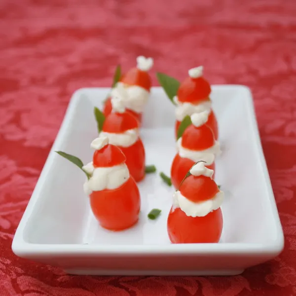 How to Make Tomato Santas | @TspCurry