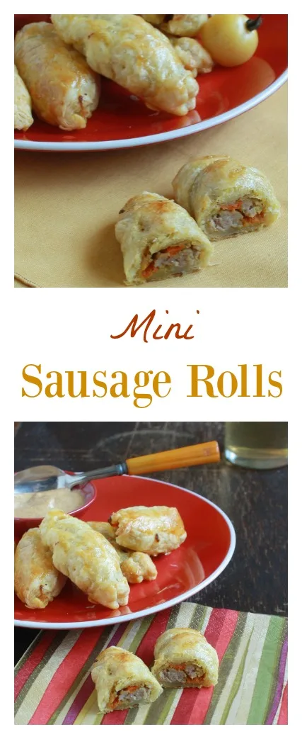A fun-sized version of the British classic: Mini Sausage Rolls | @Tspcurry