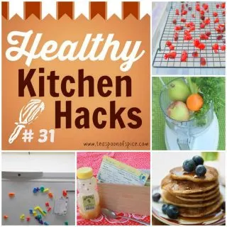 Fluffiest Pancakes * DIY Dried Cranberries * Natural Cough Remedy * Juice without a Juicer * Easy Kitchen Organization #HealthyKitchenHacks | @TspCurry