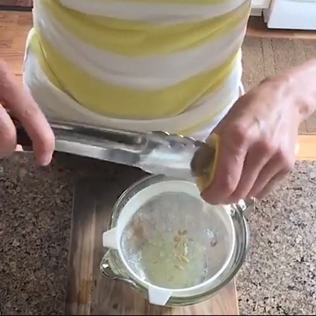 Healthy Kitchen Hacks: Grab your kitchen tongs to juice that lemon! @tspbasil