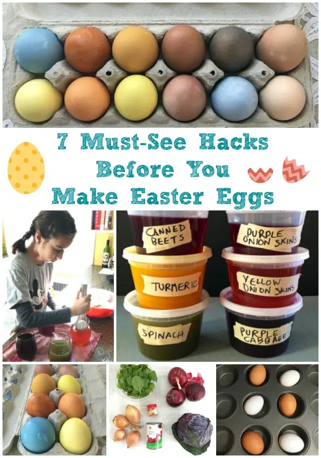 Learn how to make natural dyes plus 6 more tips for hard boiling, dying and peeling your Easter Eggs @tspbasil