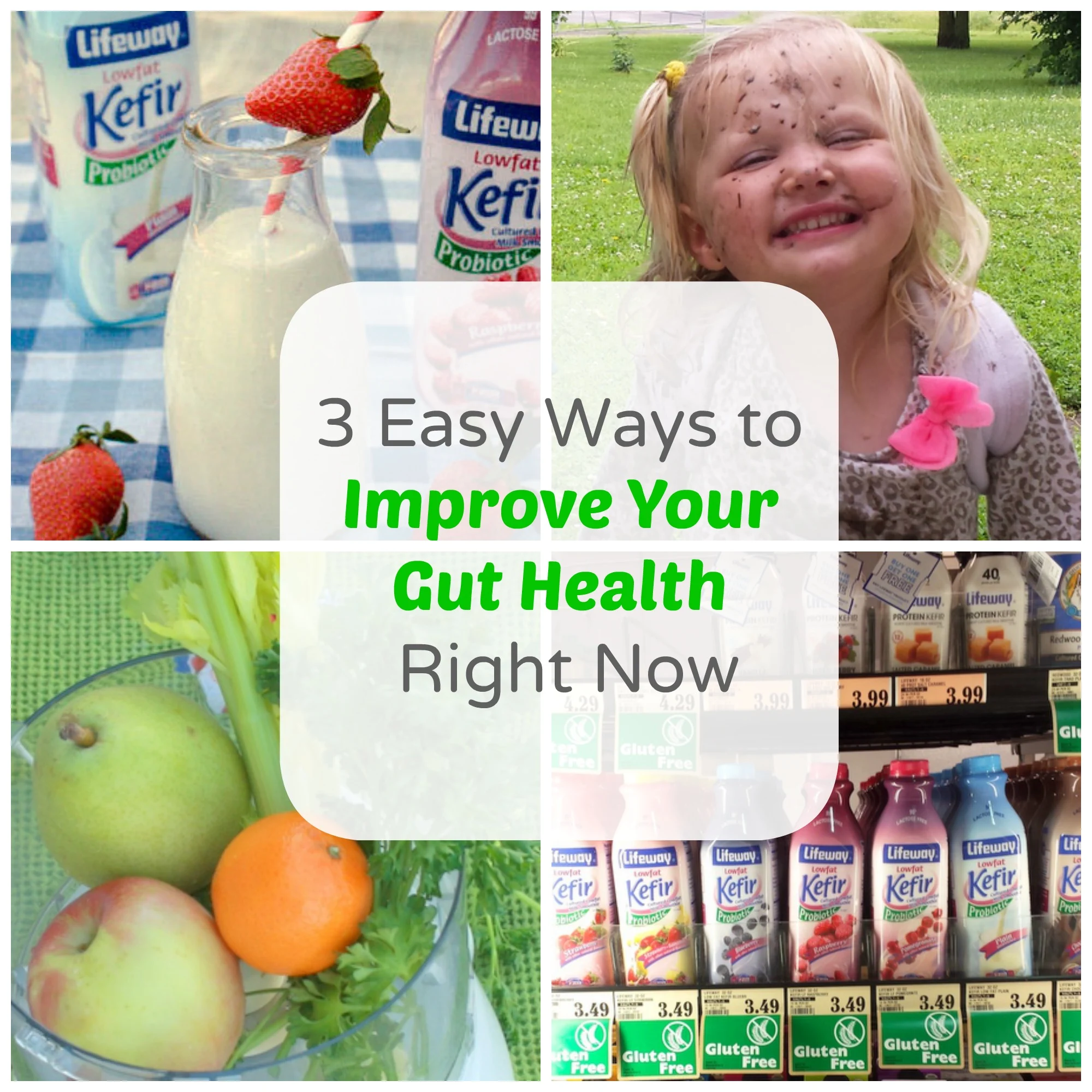 Improve your immunity! 3 EASY WAYS TO IMPROVE YOUR GUT HEALTH RIGHT NOW | @tspcurry Info on: prebiotics, probiotics, kefir, fiber