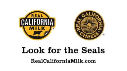 Look for the the Real California Milk & Cheese seals! #sponsored