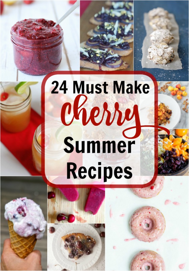 Here are the next best healthy and delicious recipes to make during cherry season! @tspbasil