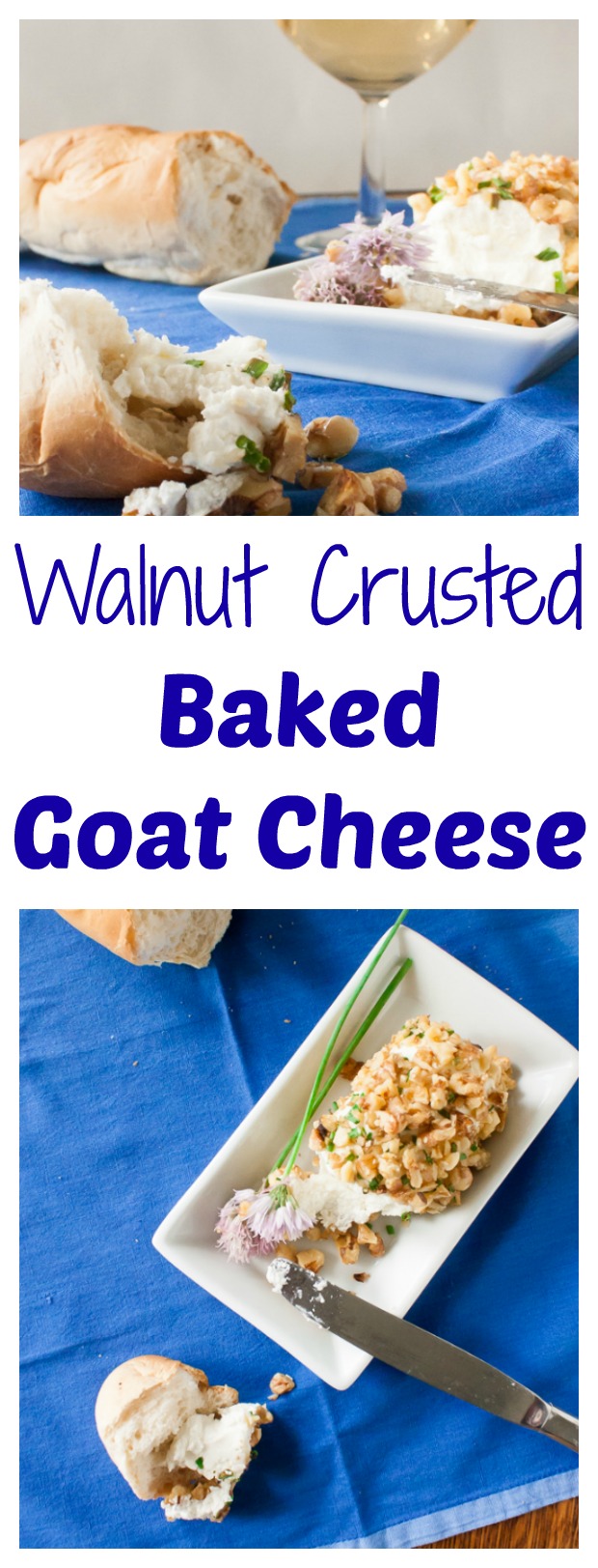 Melty goat cheese. Toasted walnuts. Easy, classy app: Walnut Crusted Baked Goat Cheese | @tspcurry