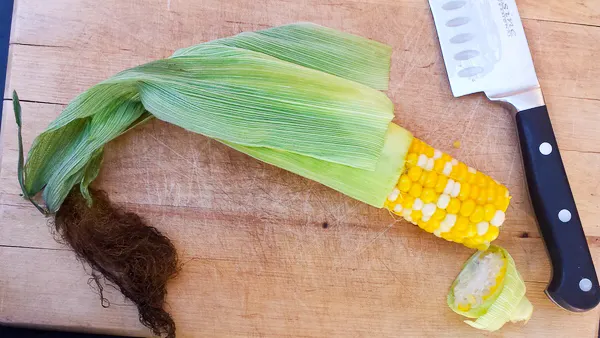 Husk corn hack | @tspcurry