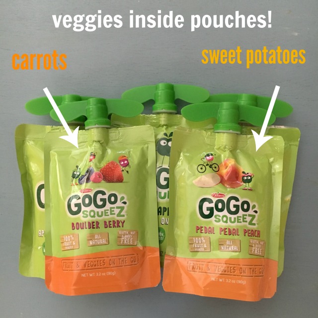 Pair veggies with favorite foods - try these new fruit and veggie flavors from GoGo squeeZ [sponsored]