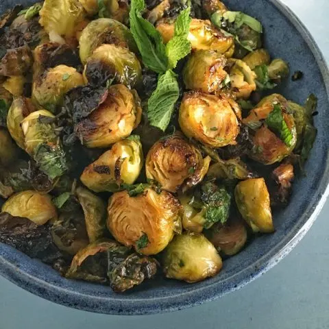 Thai Sweet Chili Roasted Brussels Sprouts
