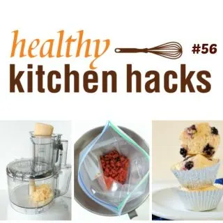 Healthy Kitchen Hacks: QUICK TRICK TO CLEAN CHEESE FROM YOUR FOOD PROCESSOR * HOW TO MAKE BEAUTIFUL BERRY MUFFINS * AN EASY WAY TO FILL FREEZER BAGS WITH SOUP | @TspCurry - For more #HealthyKitchenHacks - TeaspoonOfSpice.com