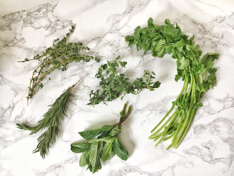 Don't let your leftover fresh herbs go to waste - 3 tips on how to use up all of your fresh herbs. More Healthy Kitchen Hacks on Teaspoonofspice.com
