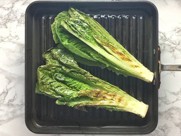 Upgrade your next salad and grill your lettuce! Learn how at Teaspoonofspice.com