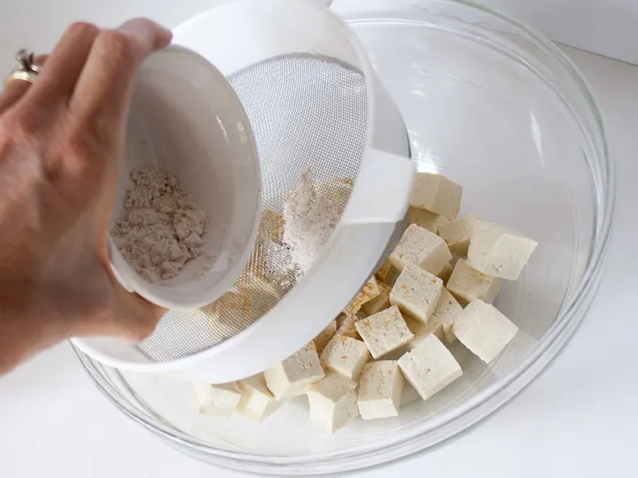 How to Make Crispy Baked Tofu | @Tspcurry