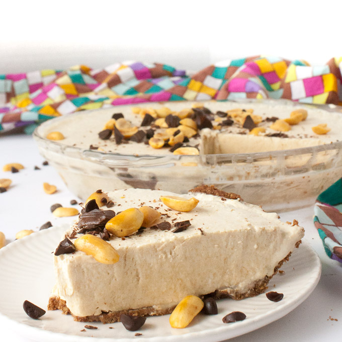 Frozen Peanut Butter Pie | @TspCurry