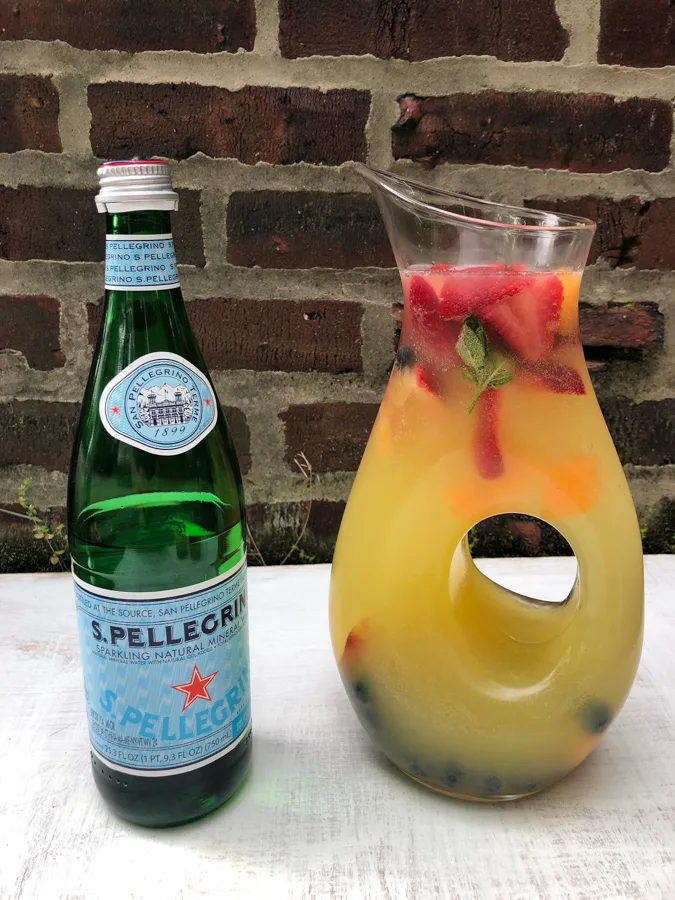 Whip up a pitcher of summer sangria in minutes using these three healthy kitchen hacks at Teaspoonofspice.com