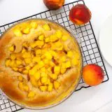 Grandma's Famous Peach Kuchen | @TspCurry