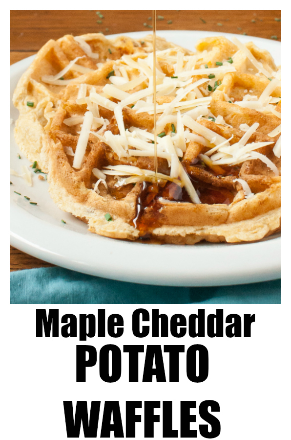 #ad MAPLE CHEDDAR POTATO WAFFLES - Easy waffles to make for the perfect workout refuel via https://www.pinterest.com/tspcurry/