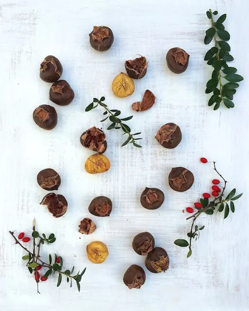 Learn how easy it is to roast chestnuts at home in your oven (vs. an open fire) Teasponoofspice.com