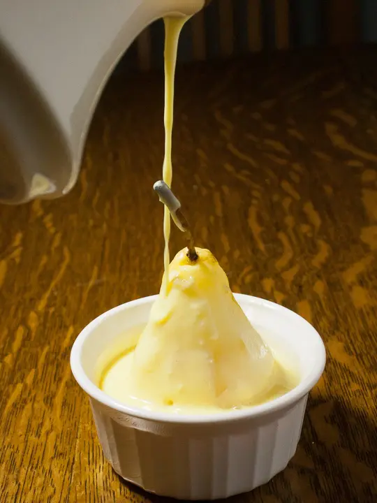 Simple Vanilla Custard Sauce | @TspCurry