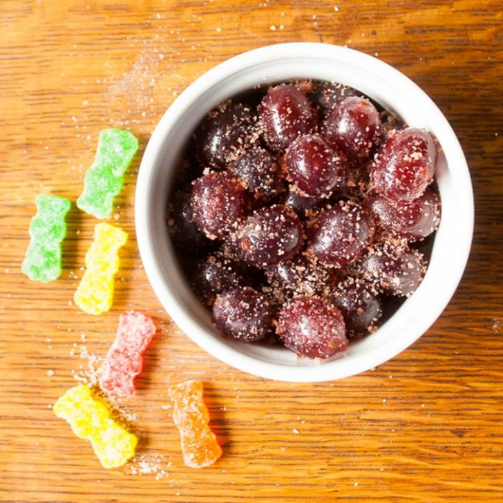 Healthy Sour Patch Grapes