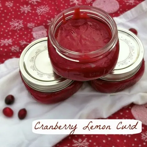 Cranberry Lemon Curd + Holiday Food Gifts Roundup
